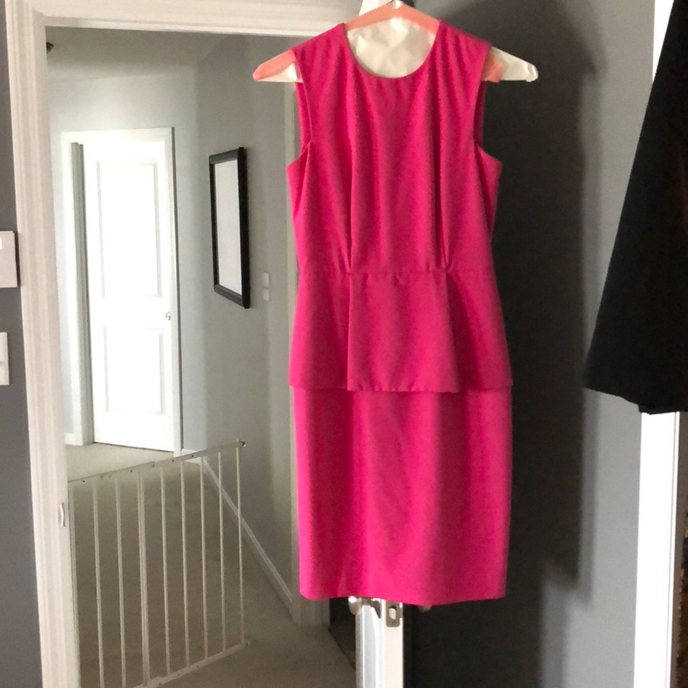 Pink business dress